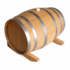 Wooden Plank Barrel  (Silicone Stopper, No Spigot)